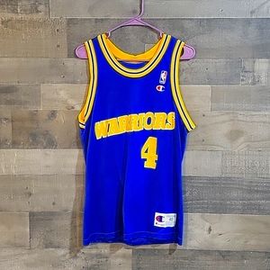 Vintage NBA 90s Chris Webber Warriors #4 Jersey - Size M / 40